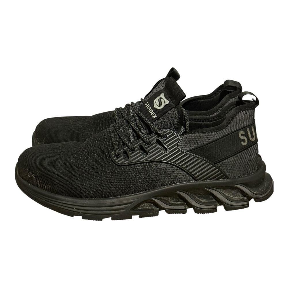 Suadex Steel Toe Work Safety Sneakers Lightweight Black Slip Resistant Men's 11 - Picture 5 of 10